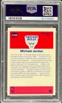 1986 Fleer Basketball Stickers Complete Set (11) Including #8 Michael Jordan PSA EX-MT 6