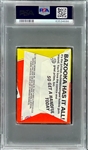 1980 Topps Basketball Unopened Wax Pack – PSA NM-MT 8 – Possible Bird/Magic Rookie Card!