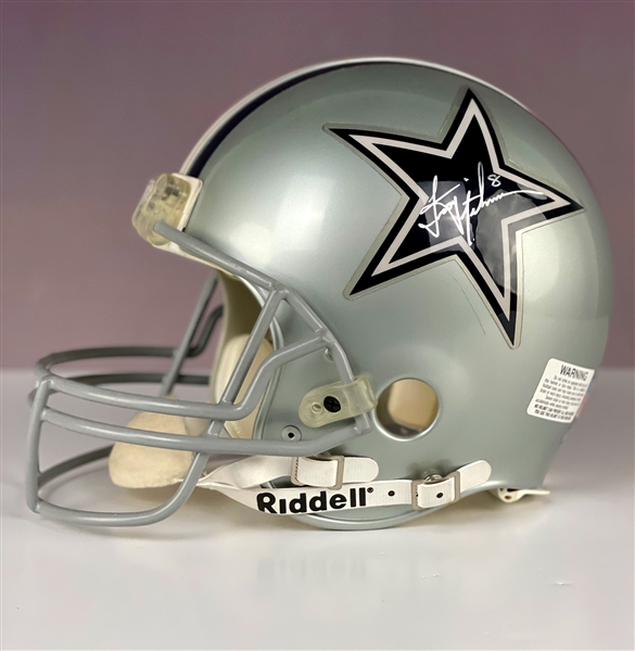 Troy Aikman Signed Dallas Cowboys Full-Sized Riddell "Pro Line" Helmet (BAS)