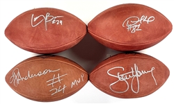 Super Bowl MVPs Signed Footballs Incl. Steve Young, O.J. Anderson, Desmond Howard and Larry Brown (BAS)