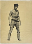 1960s Unusual British Elvis Presley <em>Flaming Star</em> Promotional Poster 
