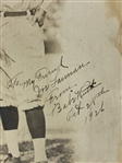 1926 Babe Ruth Signed Photo in His New York Yankee Uniform - Signed on Barnstorming Tour in Iron Mountain, Michigan