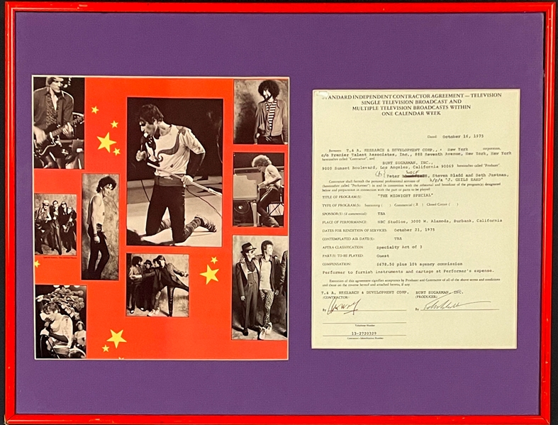1997 LeRoy Neiman Signed Elvis Presley "Blue Suede Shoes" Poster (BAS) Created for Memphis "Blues Ball" Charity Event