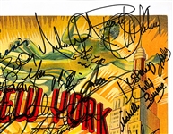 2000 “Miracle on 34th Street” Charity Event Poster Signed by 28 Incl. Michael Jackson, Whitney Houston, Beyonce, Christina Aguilar and Others (BAS)