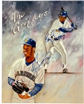 "The Griffeys" Signed 16x20 Limited Edition Photo (7/1500) - Ken Griffey Jr. and Sr.! (BAS)