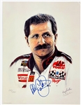 Dale Earnhardt Signed Limited Edition (262/500) Litho -  "The Intimidator" (BAS)