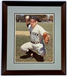 Yogi Berra Signed 16x20 Photo in Beautiful Framed Display (BAS)