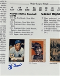 <em>Baseball Cards - 300-All-Time Stars</em> Signed by 16 Incl. Banks, Berra, Snider and Others (BAS)