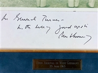  President John F. Kennedy Signed Photo Inscribed to General Carl C. Turner - From Kennedy's 1963 Trip to Berlin - From Gen. Turner’s Estate