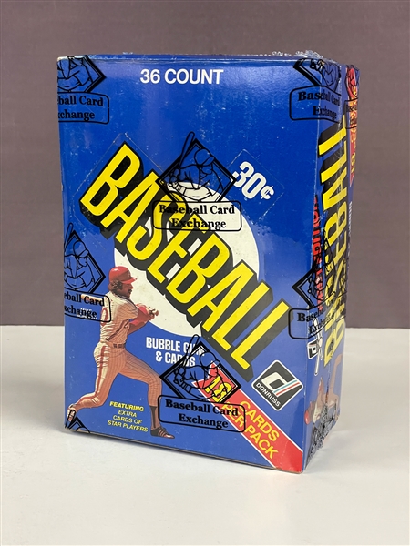 1981 Donruss Baseball Wax pack box 