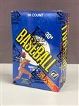 1981 Donruss Baseball Wax pack box 