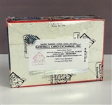 1983 Fleer Baseball Wax pack box 
