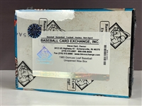 1985 Donruss Leaf Baseball wax pack box 