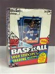 1986 Fleer Baseball Wax pack box 