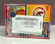 1986 Fleer Baseball Wax pack box 