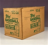 1985 Topps Baseball 6 box Rack Pack Case 