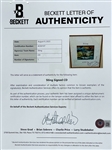 Sting Signed <em>All This Time</em> CD Cover in Display with 11x14 Inch Photo