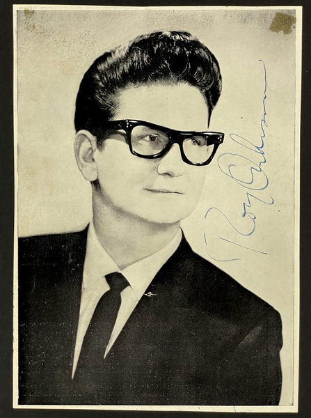 Roy Orbison Signed 1965 Tour Program Photo (BAS)