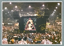 Def leppard Band-Signed Photo in Framed Display - Joe Elliot, Rick Allen, Rick Savage and Phil Collen (BAS)