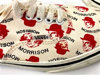 Van Morrison Signed Poster <em>Hymns to the Silence</em> and RARE Van's Morrison Promotional Shoes (BAS)