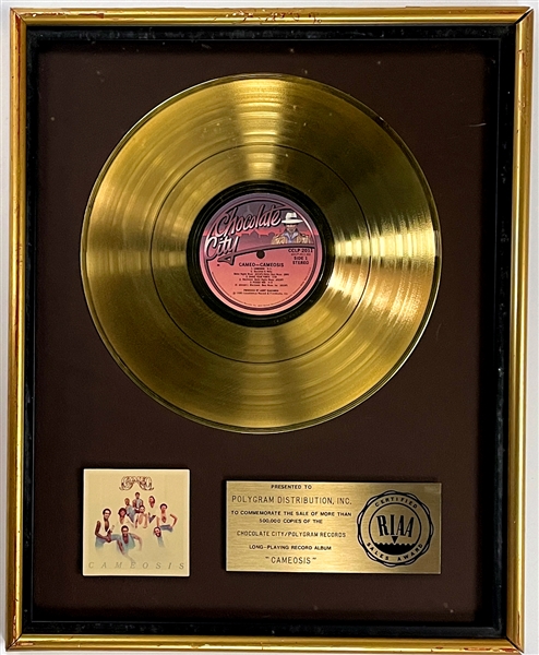 RIAA Gold Record Award for Cameo LP <em>Cameosis</em> (BAS)