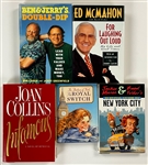 Musicians, Actors and Celebrities SIgned Book Collection of 13 (BAS)