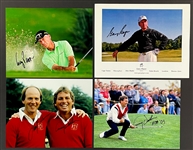 Golf Legends Signed 8x10 Photo Collection of Nine Incl. Jack Nicklaus, Gary Player and Others (BAS)
