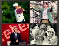 Golf Legends Signed 8x10 Photo Collection of Nine Incl. Jack Nicklaus, Gary Player and Others (BAS)