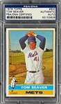 Tom Seaver Signed 1976 Topps #600 Card PSA/DNA Encapsulated