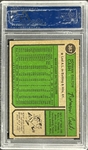Norm Cash Signed 1974 Topps #367 Card PSA/DNA Encapsulated