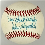 Don Drysdale Single Signed Baseball (BAS)