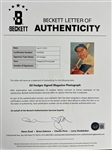 Gil Hodges Signed Color Magazine Photo (BAS)