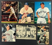Bostin Red Sox Signed Color Magazine Photos (6) (BAS)