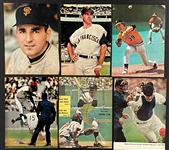 San Francisco Giants Signed Color Magazine Photos (32) (BAS)