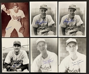 Brooklyn Dodgers Signed 8x10 Photo Collection (17)(BAS)