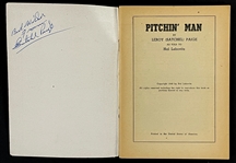 Satchel Paige Signed Biography <em>Pitchin' Man</em> (BAS)
