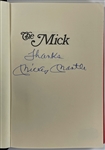 Mickey Mantle Signed Copy of His Book <em>The Mick</em> (BAS)