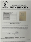 Mickey Mantle Signed Copy of His Book <em>The Mick</em> (BAS)