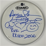 Artimus Pyle Signed Drumhead Inscribed "Lynyrd Skynyrd R•V•Z RR HOF 2006" (BAS)