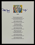 Pattie Boyd (Layla Herself) Signed Lyrics for Eric Claptons "Layla" (BAS)`