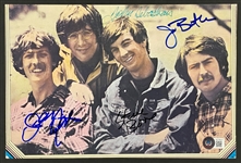 Lovin Spoonful Band Signed Photo - Joe Butler, Steve Boone, John Sebastian, and Jim Yester (BAS)