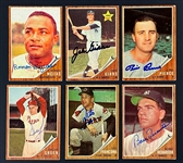 1962 Topps Signed Card Collection of 45 (BAS)