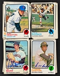 1973 Topps Signed Card Collection (81) (BAS)