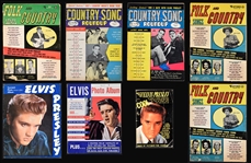 1950s Elvis Presley Magazine Lot of Eight Incl. <em>Elvis Photo Album</em>