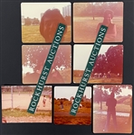1976 Group of 19 Photos of Elvis Presley's Band and Entourage Playing Softball on Tour in Hartford, CT