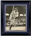1948 Babe Ruth Signed and Inscribed MASSIVE Photograph - "Try your best and give all you have...who can ask for anything more" (JSA)