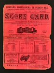 1956 Puerto Rican  Winter League Program with Clemente and Cepeda