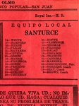 1956 Puerto Rican  Winter League Program with Clemente and Cepeda