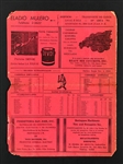 1956 Puerto Rican  Winter League Program with Clemente and Cepeda