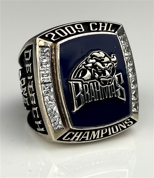 2009 Texas Brahmas CHL Champions Salesman Sample Ring - Jason Deitsch